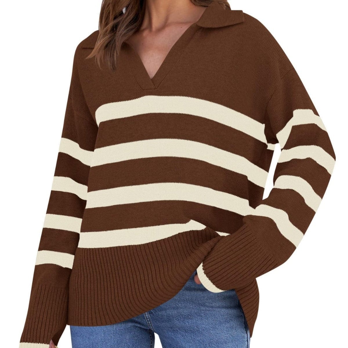 Women's Casual Oversized Sweater – Cozy & Relaxed Fit