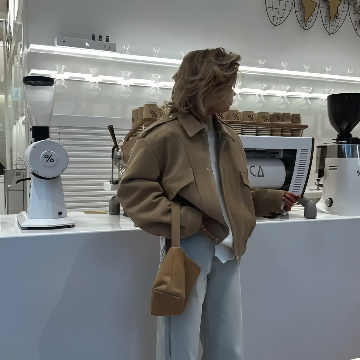 Women’s Oversized Jacket with Casual Fit & Practical Pockets | Stylish Autumn & Winter Outerwear