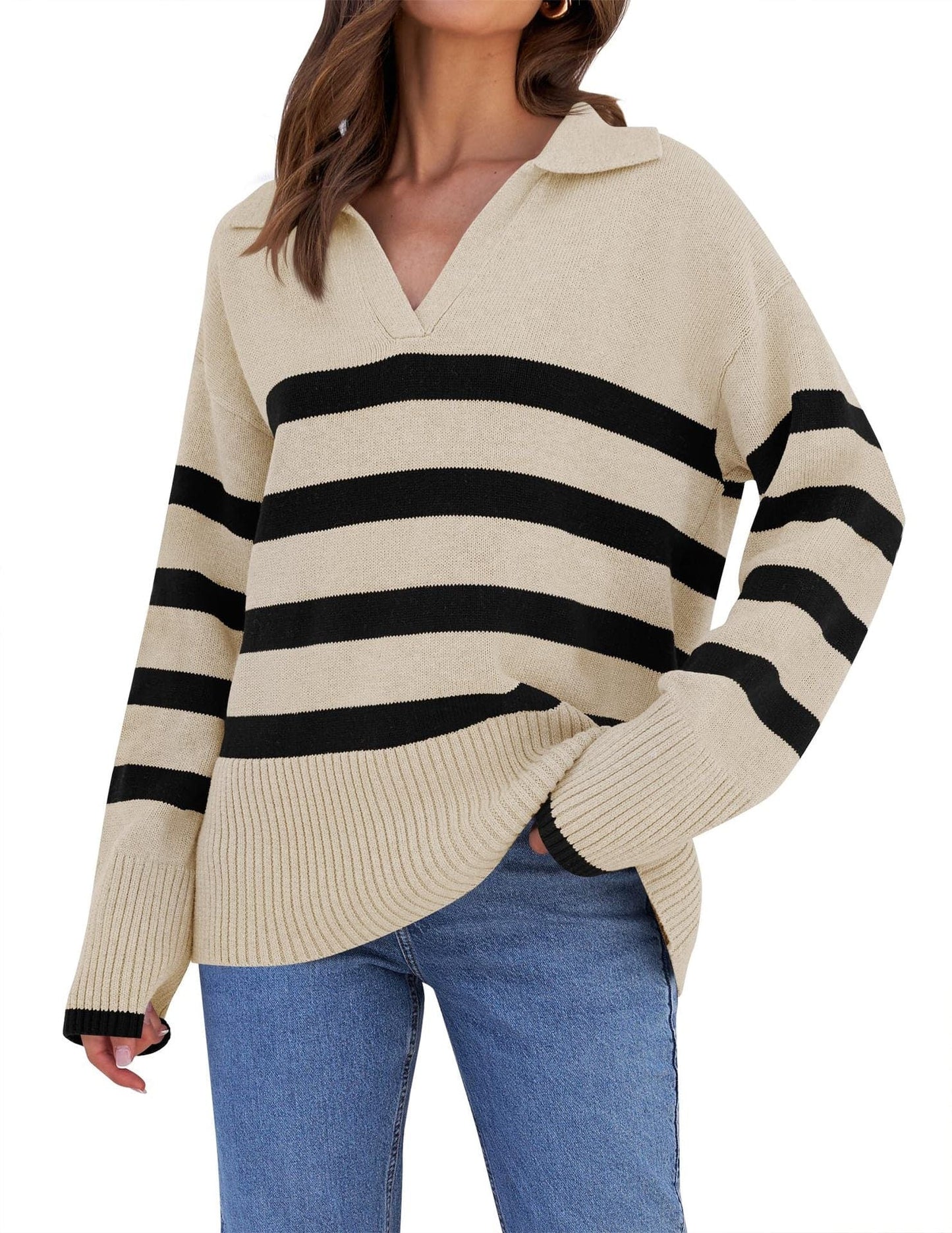 Women's Casual Oversized Sweater – Cozy & Relaxed Fit