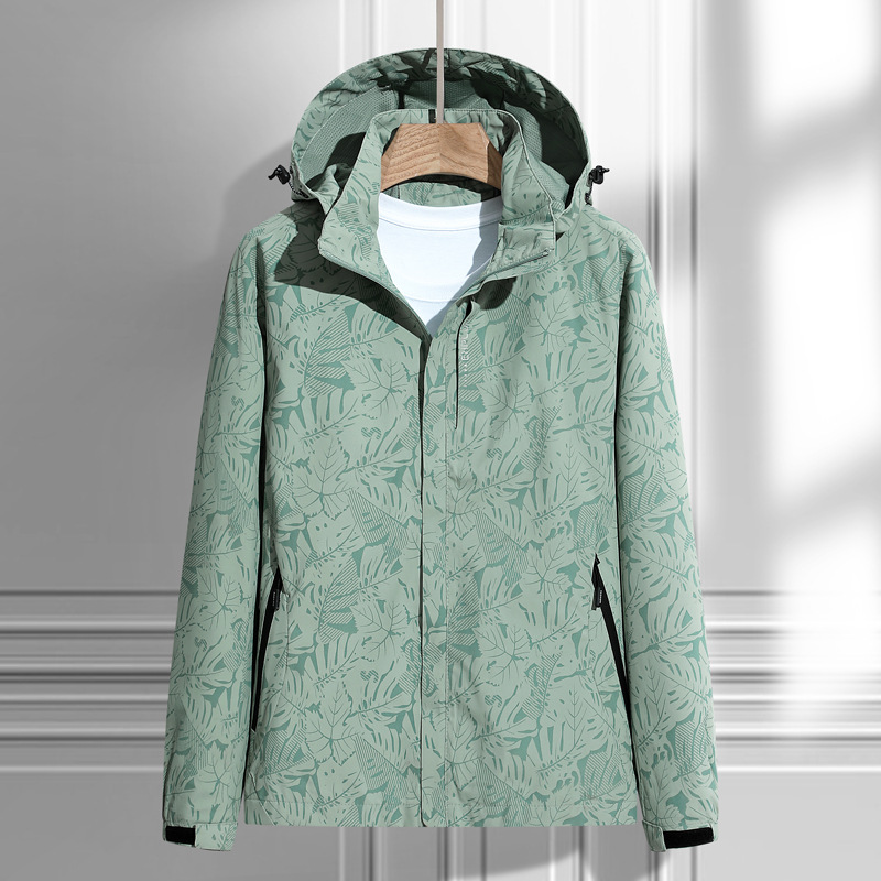 Women's Hooded Windbreaker Jacket | Zipper