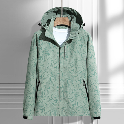 Women's Hooded Windbreaker Jacket | Zipper