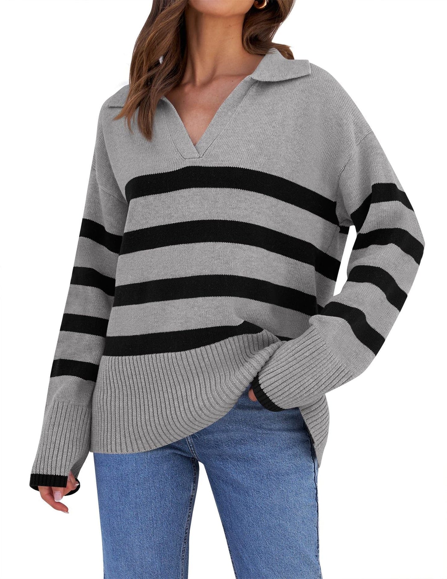 Women's Casual Oversized Sweater – Cozy & Relaxed Fit