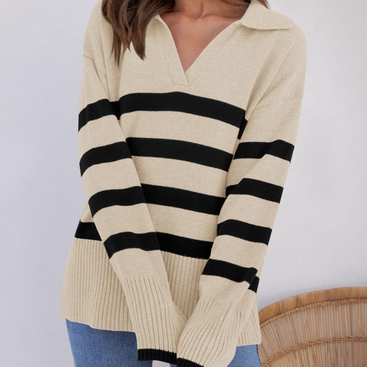 Women's Casual Oversized Sweater – Cozy & Relaxed Fit