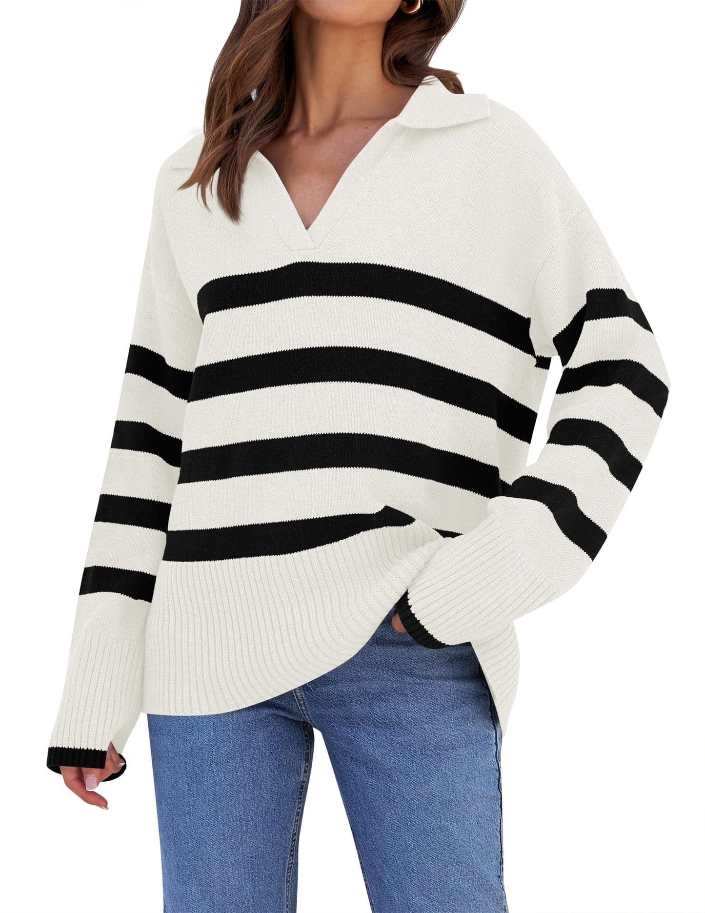 Women's Casual Oversized Sweater – Cozy & Relaxed Fit