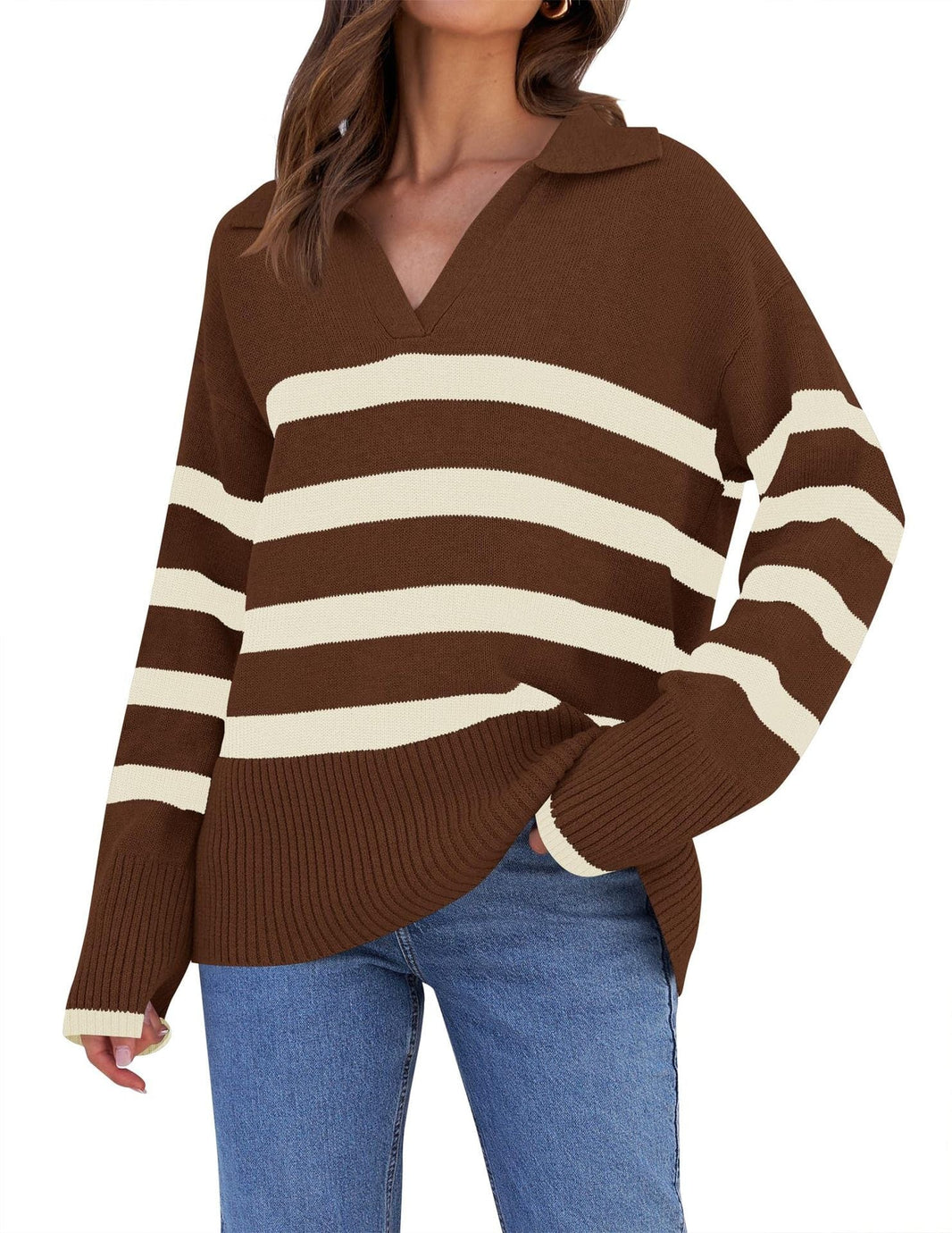 Women's Casual Oversized Sweater – Cozy & Relaxed Fit