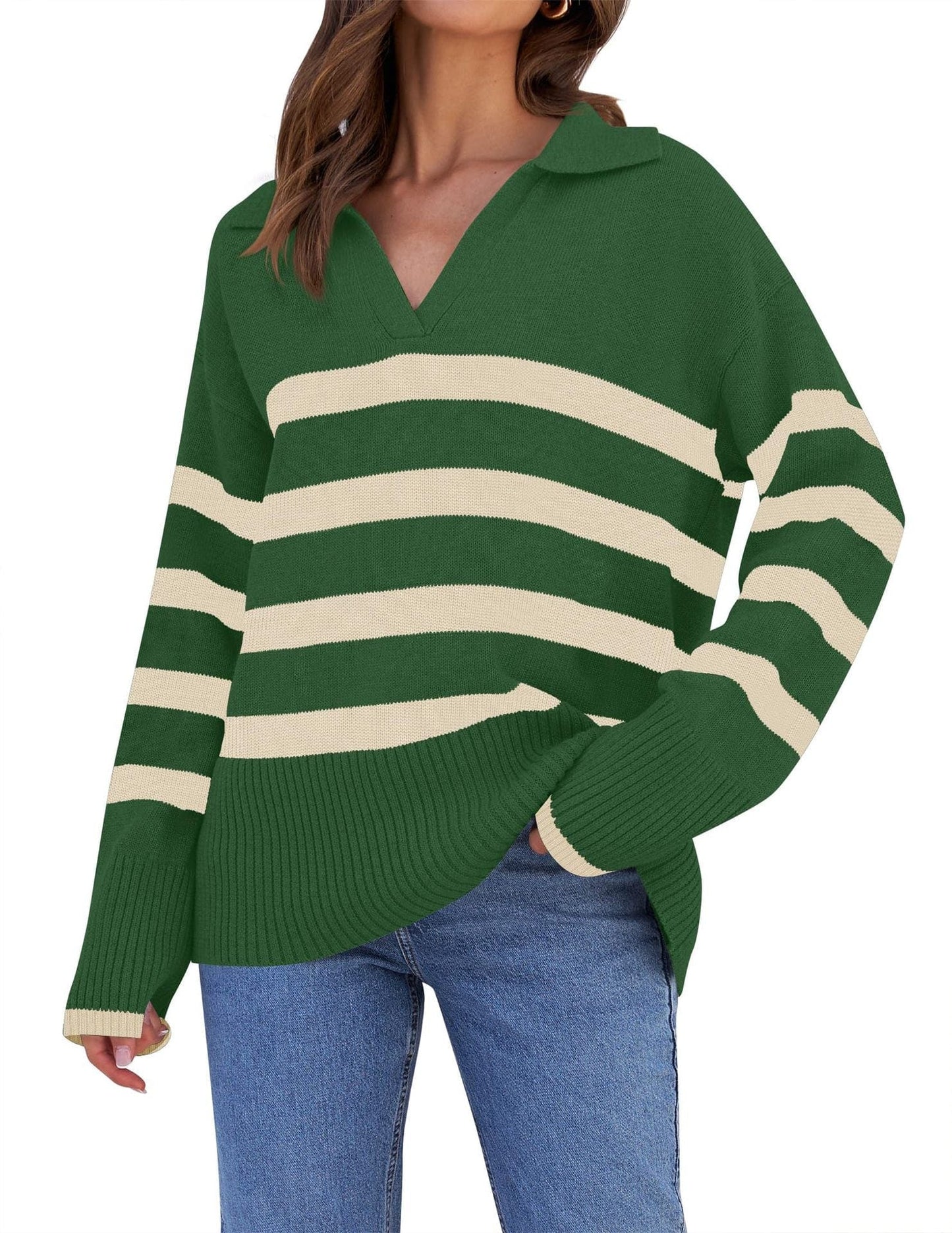 Women's Casual Oversized Sweater – Cozy & Relaxed Fit