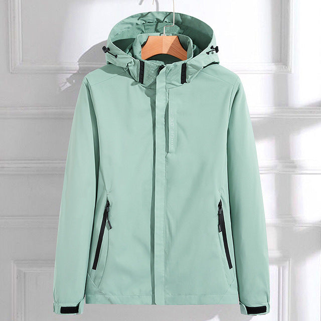 Women's Elegant Rain Jacket | Hood