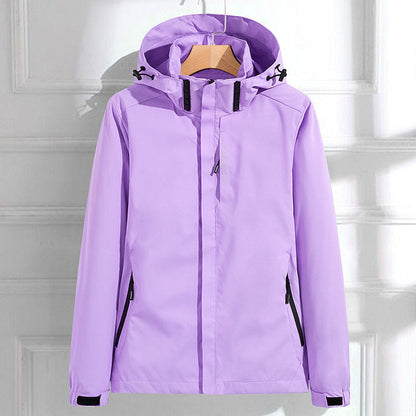 Women's Elegant Rain Jacket | Hood