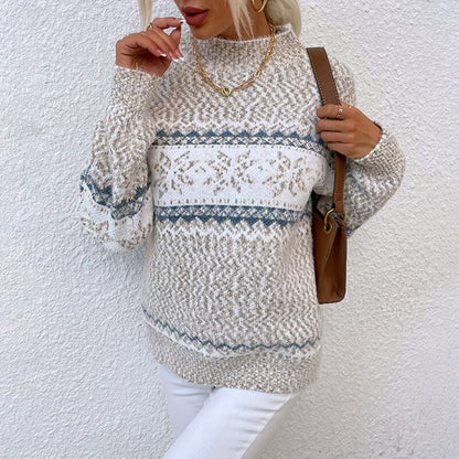 Stylish Women’s Vintage Pullover | Cozy Autumn & Winter Knitwear