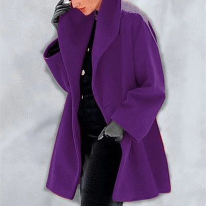 Women's - Elegant Winter Coat - Chic/Elegant - Fashionable - Ideal for Autumn/Winter