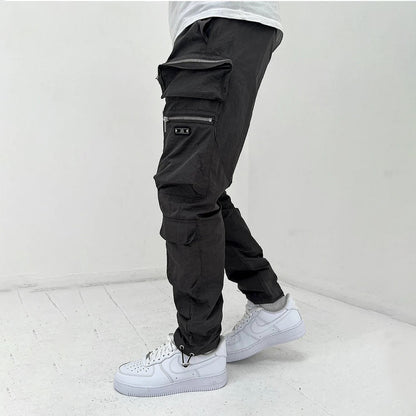 Chase - Cargo Pants - Classic - Black/Grey, Versatile Design - Everyday Use