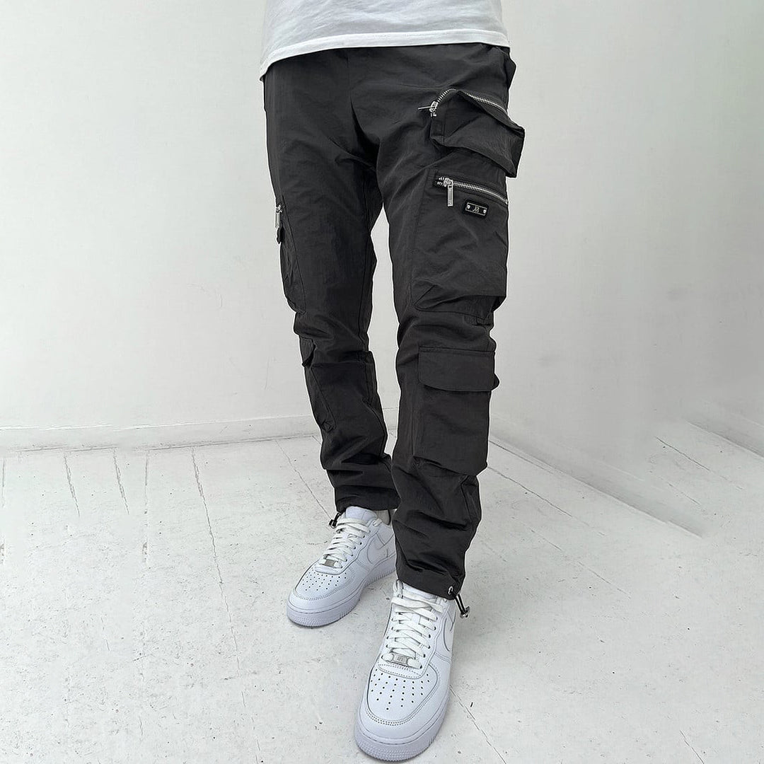 Chase - Cargo Pants - Classic - Black/Grey, Versatile Design - Everyday Use