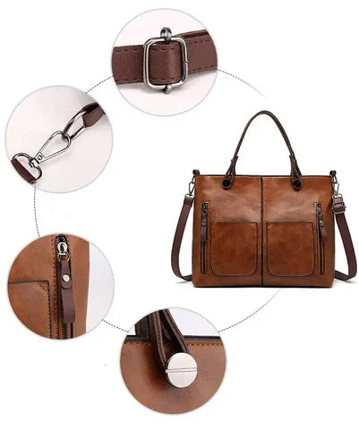 Thalia Stylish Leather Bag – Sleek, Modern & Effortlessly Versatile