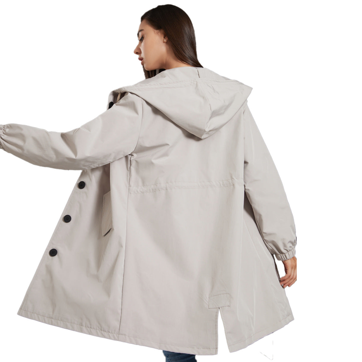 Lightweight rain jacket for women waterproof parka| Classic