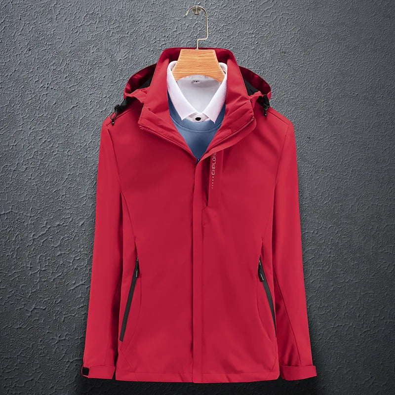 Elegant Lightweight Windproof Rain Jacket for Women | Ideal for Wet & Windy Weather