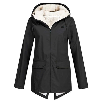 Elegant Women’s Wind & Waterproof Rain Jacket | Lightweight Outdoor Autumn & Winter Coat