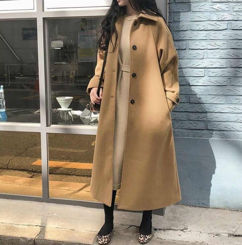 Women's Elegant Trench Coat with Belt | Ideal for Autumn/Winter