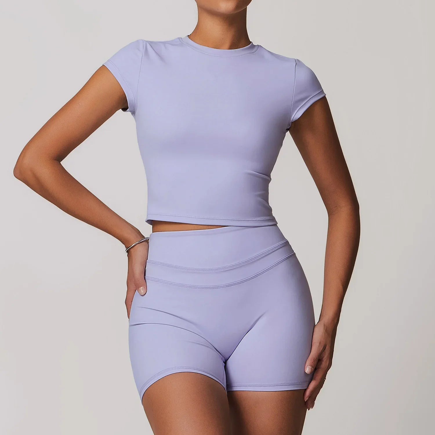 Women's Pilates Set Seamless Fitness Ensemble 9
