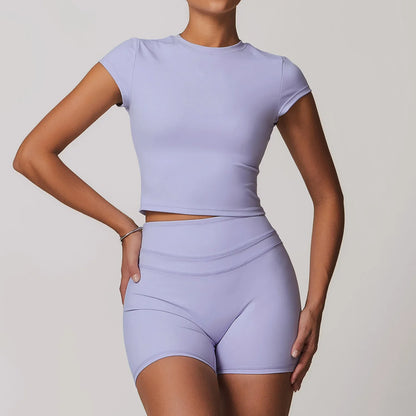 Women's Pilates Set Seamless Fitness Ensemble 9