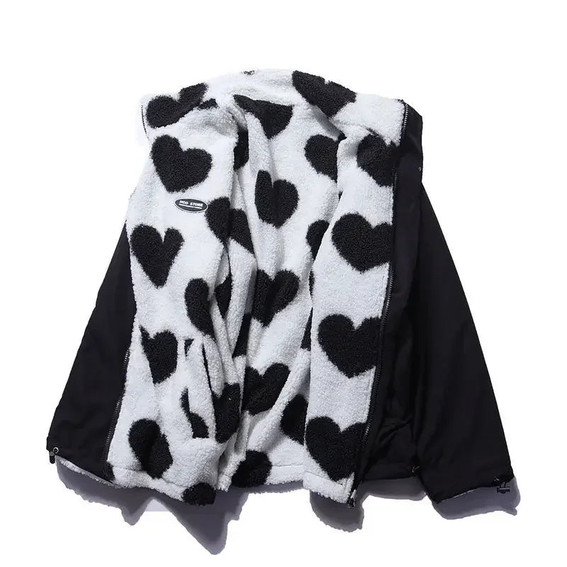 Alveena Reversible Heart Jacket – Stylish and Versatile Outerwear
