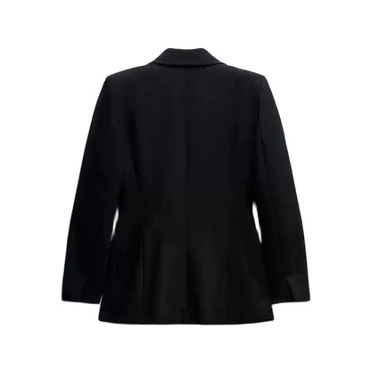 Women's Two-Tone Satin Suit Coat – Luxe Blazer