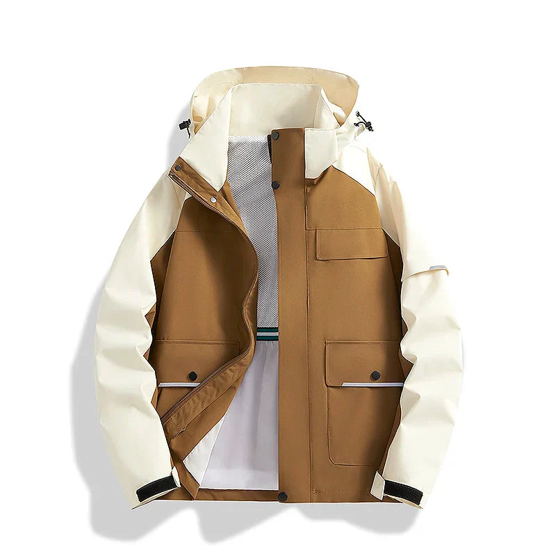 Elegant Waterproof Hooded Thermal Jacket for Women | Ideal for Cold & Rainy Weather