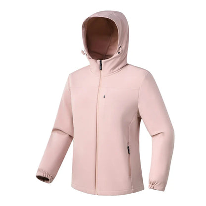 Women's Hooded Softshell Jacket | Long Sleeve