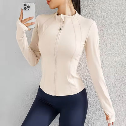 Fitness Studio BBL-Jacke mit schmaler Passform und atmungsaktivem Material für komfortables Training – erhältlich in mehreren Farben – 4