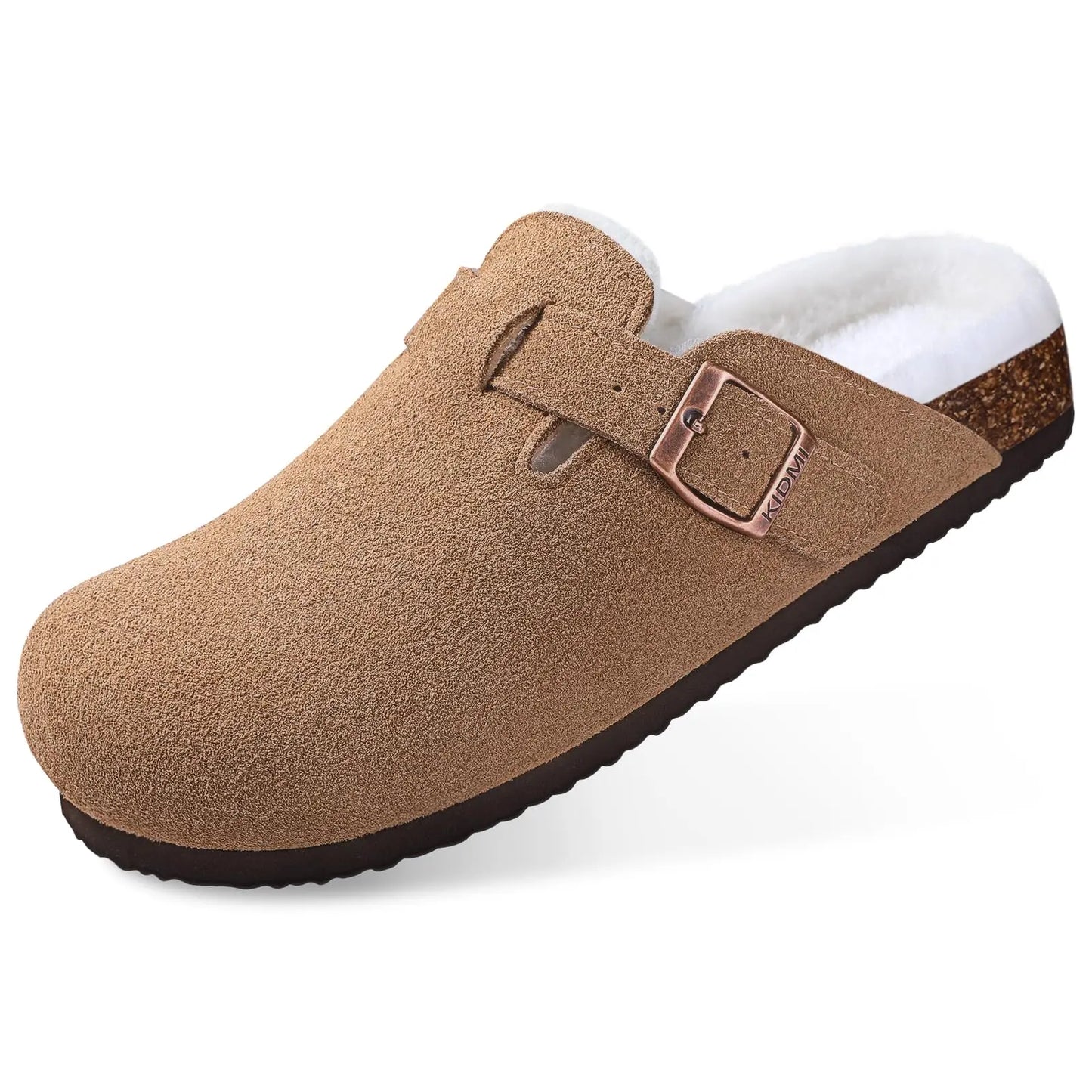 Women's Slippers Cork Suede 7