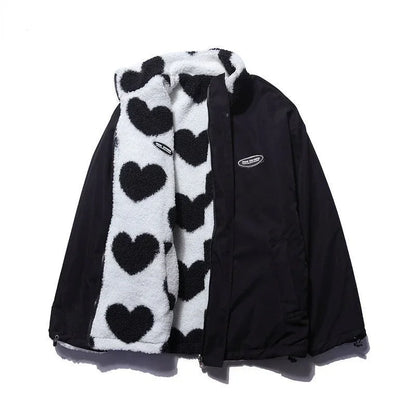 Alveena Reversible Heart Jacket – Stylish and Versatile Outerwear