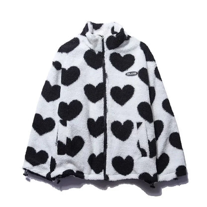 Alveena Reversible Heart Jacket – Stylish and Versatile Outerwear