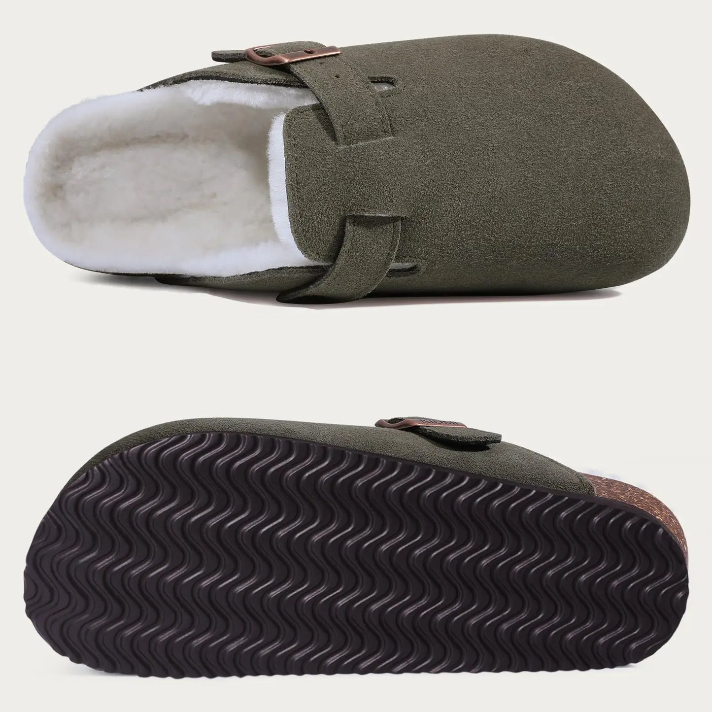 Women's Slippers Cork Suede 5