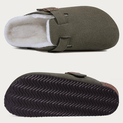 Women's Slippers Cork Suede 5