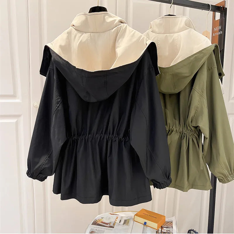 Women’s Lightweight Windbreaker Jacket – Water-Resistant & Stylish