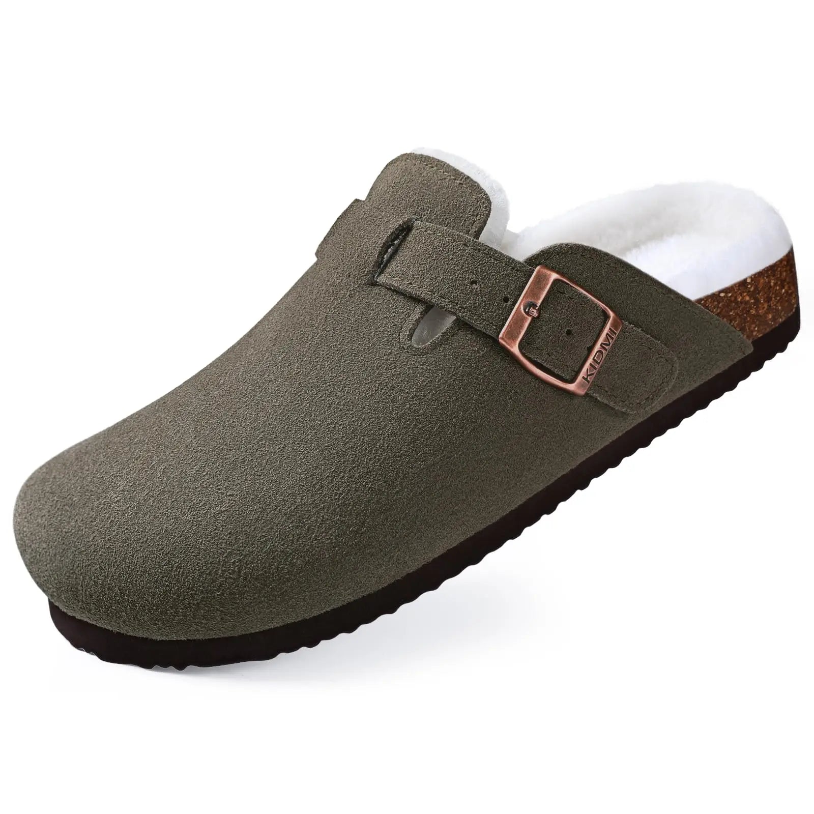 Women's Slippers Cork Suede 8