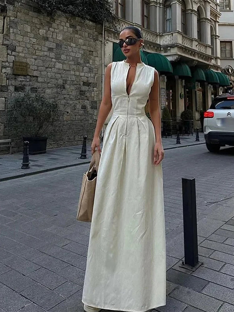 Women's Maxi Dress Cotton 4
