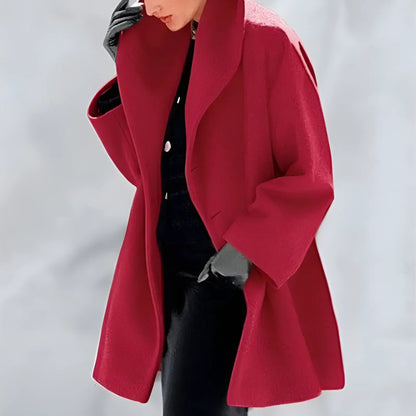 Women's - Elegant Winter Coat - Chic/Elegant - Fashionable - Ideal for Autumn/Winter