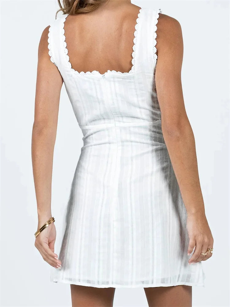 Women's Mini Dress Lace 7