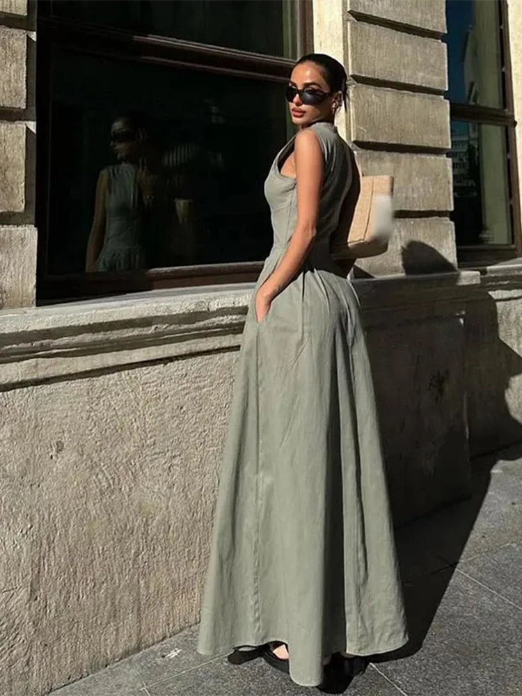 Women's Maxi Dress Cotton 3