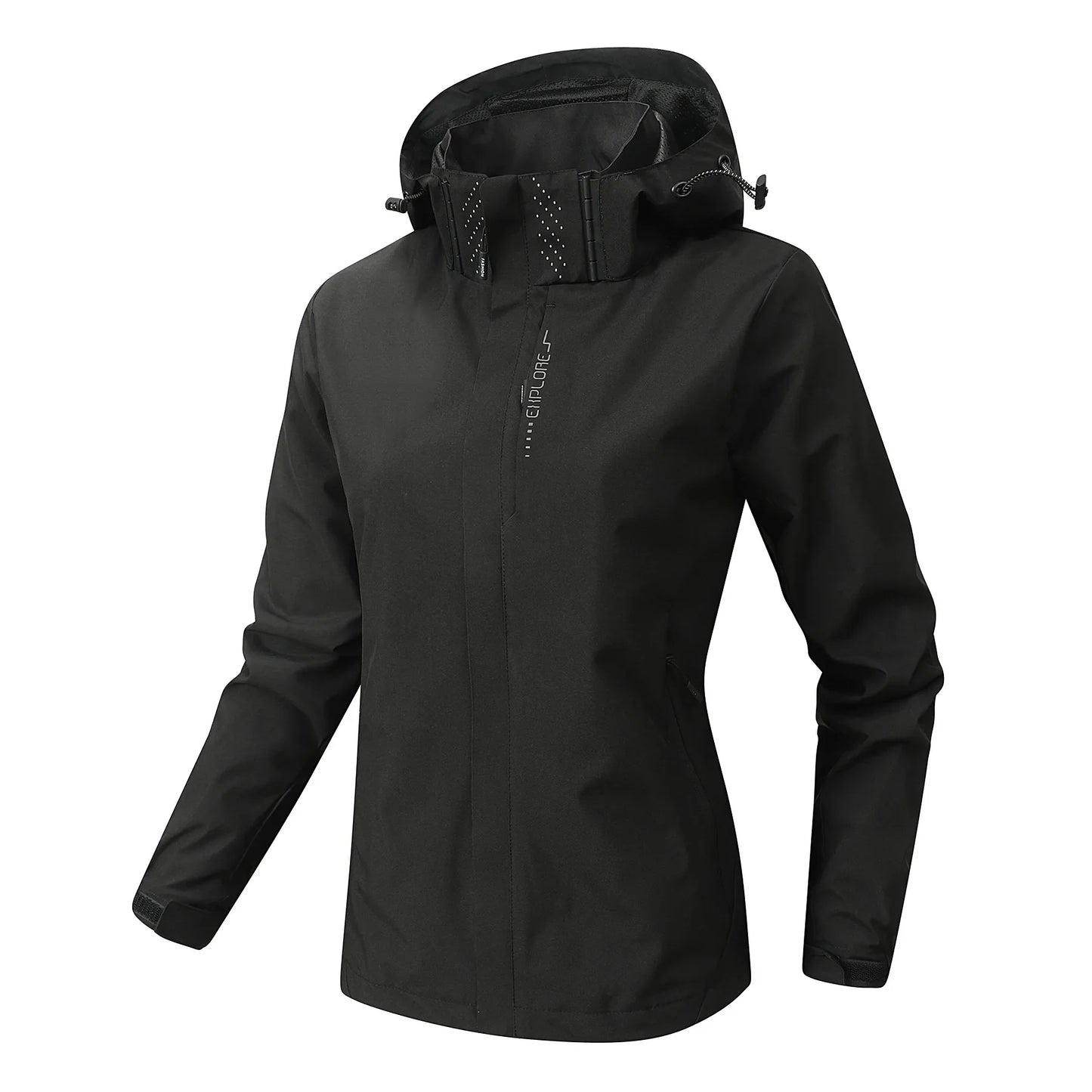 Elegant Lightweight Windproof Rain Jacket for Women | Ideal for Wet & Windy Weather