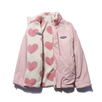 Alveena Reversible Heart Jacket – Stylish and Versatile Outerwear