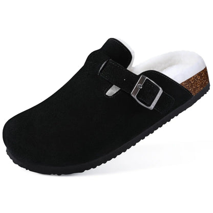 Women's Slippers Cork Suede 10