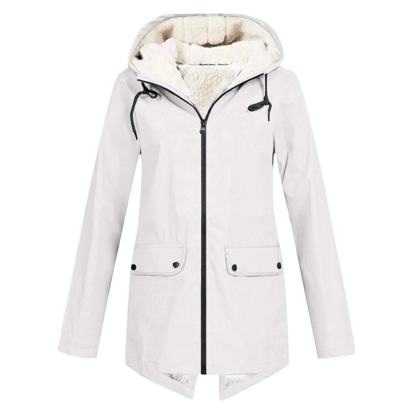 Elegant Women’s Wind & Waterproof Rain Jacket | Lightweight Outdoor Autumn & Winter Coat