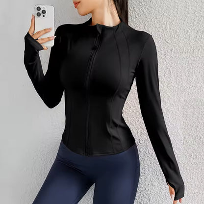 Fitness Studio BBL-Jacke mit schmaler Passform und atmungsaktivem Material für komfortables Training – in mehreren Farben erhältlich – 5