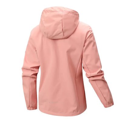 Elegant Lightweight Windproof Rain Jacket for Women | Ideal for Wet & Windy Weather