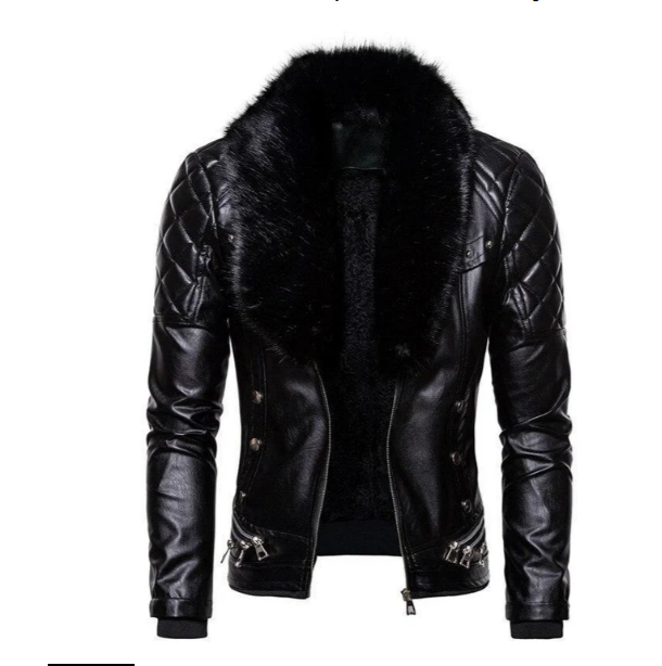 Casual Biker Jacket with Vegan Fur for Women | Great for Casual Days