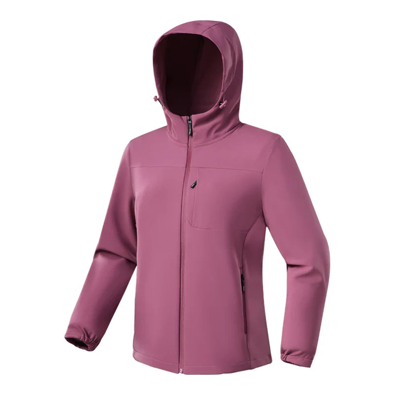Women's Hooded Softshell Jacket | Long Sleeve