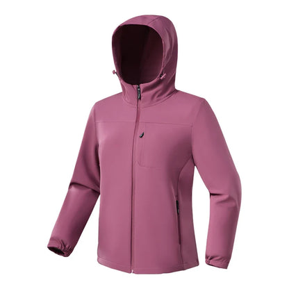 Women's Hooded Softshell Jacket | Long Sleeve