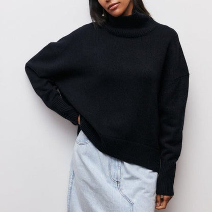 Women's - Turtleneck Sweater - Classic - for Women - Ideal for Autumn