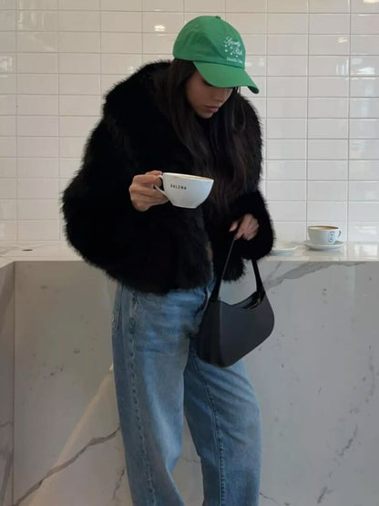 Women's Jenna Faux Fur Coat – Soft, Warm & Stylish Winter Outerwear